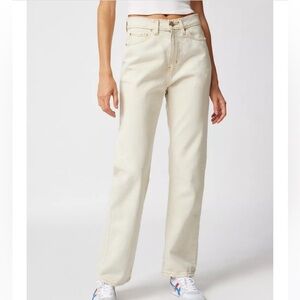 BDJ Cream Denim Jeans
